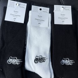 H&M - Keith Haring socks. Buy two get one free. Ask for JW. He's a Keith Haring fan as well and will hook you up!!