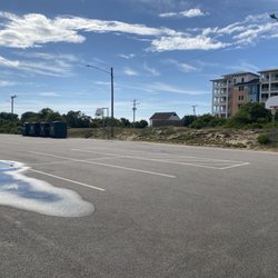 Sandbridge Little Island Park - Basketball Hoops and parking lot
