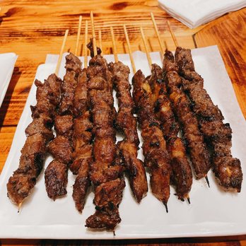 Funny BBQ - Pork Belly Skewer - Hot Pot Near Me - New York, New York Funny BBQ - Pork Belly Skewer - Hot Pot Near Me - New York, New York