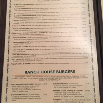 Silverado Casino - Silverado Casino Ranch House Restaurant Menu 3 - Casinos Near Me - Fernley, Nevada Silverado Casino - Silverado Casino Ranch House Restaurant Menu 3 - Casinos Near Me - Fernley, Nevada