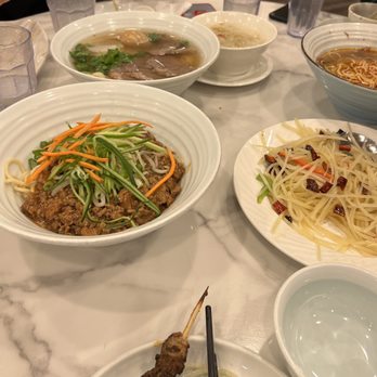 Noodle Nest - Zha Jiang Noods, Original/Signature Lanzhou Beef Noods, Sesame Rice Ball Soup, Shredded Potato Salad, Lamb Tenderloin Skewers - Chinese Near Me - Irvine, California