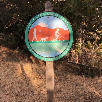 Los Gatos Creek Trail - Signage - Parks Near Me - Campbell, California