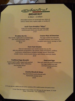 Menu photo 2 Cilantro San Antonio, TX