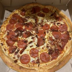 Little Caesars Pizza - Pepperoni and Bacon pizza