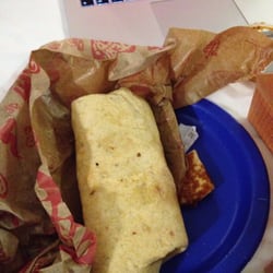 Nando's - Steak and grilled vegetable wrap with extra cheese!