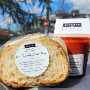 Kitchen & Market - Purchased a roast beef sandwich and their pomodoro sauce. Received a card for a free chicken breast with a future $25 purchase (3/24/24) - Grocery Near Me - Seattle, Washington Kitchen & Market - Purchased a roast beef sandwich and their pomodoro sauce. Received a card for a free chicken breast with a future $25 purchase (3/24/24) - Grocery Near Me - Seattle, Washington