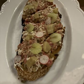 The Ordinary - Beef tartar toast - Seafood Near Me - Charleston, South Carolina The Ordinary - Beef tartar toast - Seafood Near Me - Charleston, South Carolina