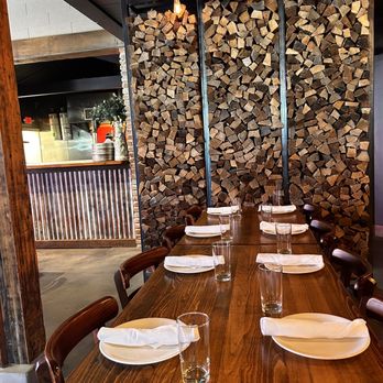 Dough - a long table with plates and glasses - Pizza Near Me - Fairfield, New Jersey Dough - a long table with plates and glasses - Pizza Near Me - Fairfield, New Jersey