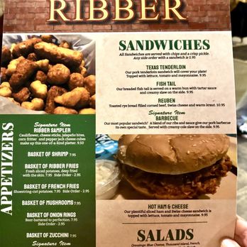The Scioto Ribber - Menu - New American Near Me - Portsmouth, Ohio The Scioto Ribber - Menu - New American Near Me - Portsmouth, Ohio