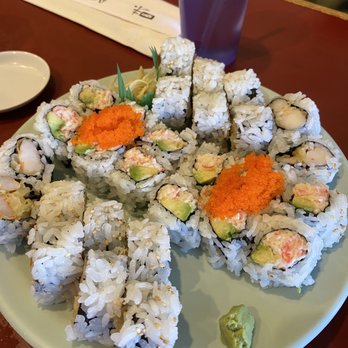 Ajishin - California roll and shrimp tempura roll - Sushi Bars Near Me - Novi, Michigan Ajishin - California roll and shrimp tempura roll - Sushi Bars Near Me - Novi, Michigan