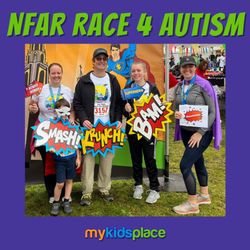 My Kids Place - Team MKP racing to raise funds for autism research and programs in San Diego! -National Foundation for Autism Research Superhero 5k-