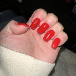 The ring finger and pinkie are completely crooked