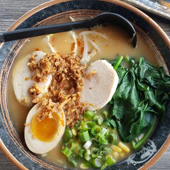 Ton-Ichi Ramen - Classic chicken, with 'a little spicy' and no seaweed.   Customizing your orders is never scoffed at. - Ramen Near Me - Downers Grove, Illinois