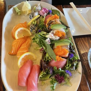 Greenlake Sushi and Roll - Rainbow Roll with sashimi and nigiri - Bars Near Me - Seattle, Washington Greenlake Sushi and Roll - Rainbow Roll with sashimi and nigiri - Bars Near Me - Seattle, Washington