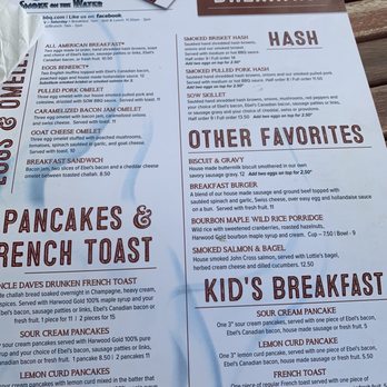 Smoke On The Water - Breakfast menu - American Near Me - Charlevoix, Michigan