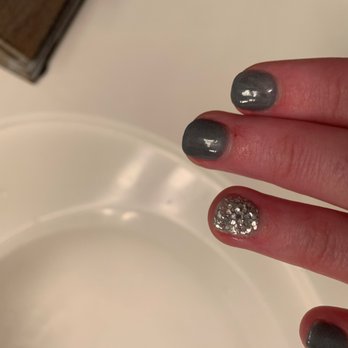 Nail Care and Spa - You can see the missed top coat on my middle finger and the messed up pointer finger - Nail Salons Near Me - Mesa, Arizona Nail Care and Spa - You can see the missed top coat on my middle finger and the messed up pointer finger - Nail Salons Near Me - Mesa, Arizona
