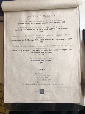 Menu photo 5 Rosa Sur 32 Mérida, YUC