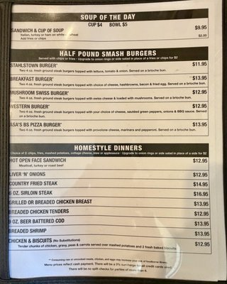 Menu photo 2 Youngstown Grille Youngstown, PA