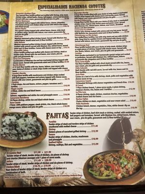 Menu photo 3 Hacienda Coyotes Grill Terre Haute, IN Menu photo 3 Hacienda Coyotes Grill Terre Haute, IN