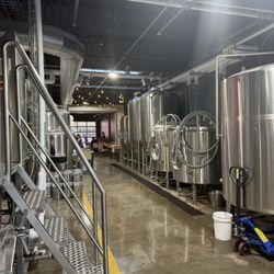 Blue Jay Brewing - When you enter you walk right through the brewing tanks