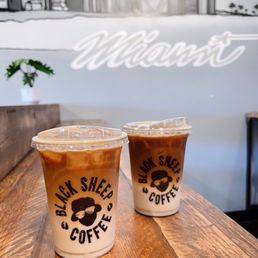Iced Cold Brew Vanilla Latte and Brown Sugar Oat Latter Iced Cold Brew Vanilla Latte and Brown Sugar Oat Latter