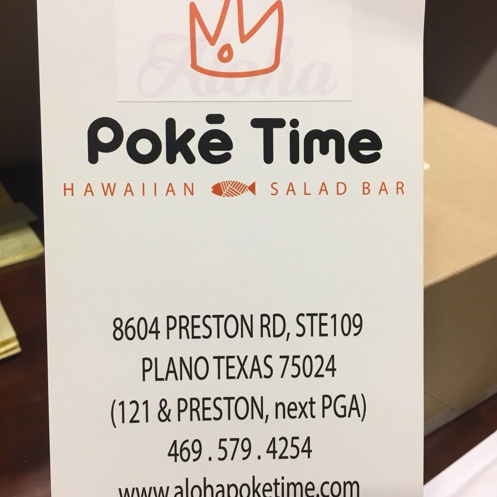Poke Time - Poke Near Me - Plano, Texas Poke Time - Poke Near Me - Plano, Texas