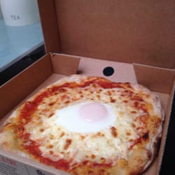 La Favorita Blackhall - Late night fuel - kids margherita pizza with a fried egg