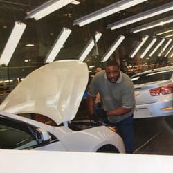 GM Fairfax Plant Tour - This is a pic of a pic in the lobby no cameras allowed inside!!