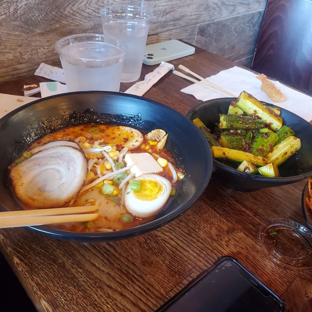 Ramen 101 - Pork w egg and spicy cucumber salad - Ramen Near Me - Castro Valley, California Ramen 101 - Pork w egg and spicy cucumber salad - Ramen Near Me - Castro Valley, California