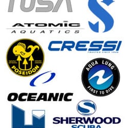 Scuba Doctor Service and Repairs - The Doc services and supports these top brands and many more...