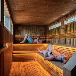 Hot Spot Sauna Club - Customer woodwork with spacious dimensions