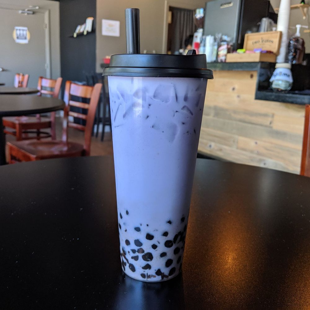 Fourteasons Coffee & Tea - Taro milk tea with boba - Bubble Tea Near Me - Davis, California Fourteasons Coffee & Tea - Taro milk tea with boba - Bubble Tea Near Me - Davis, California