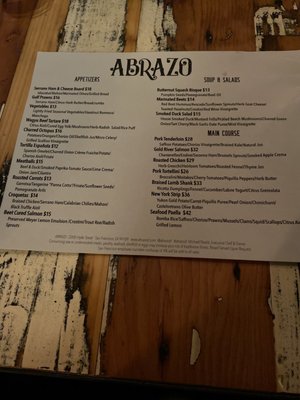 Menu photo 7 Abrazo San Francisco, CA Menu photo 7 Abrazo San Francisco, CA