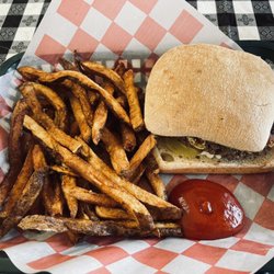 Rodeo Grill - California burger, fresh cut fries!