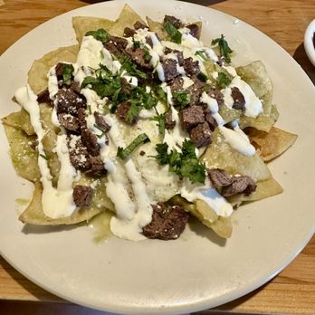 Esme’s And Ruby’s - Chilaquiles with steak on top. AMAZINGLY DELICIOUS! Authentic and the best breakfast place! - New American Near Me - Thomaston, Connecticut Esme’s And Ruby’s - Chilaquiles with steak on top. AMAZINGLY DELICIOUS! Authentic and the best breakfast place! - New American Near Me - Thomaston, Connecticut