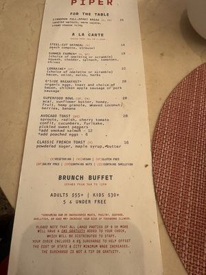 Menu photo 1 Piper Oceanside, CA Menu photo 1 Piper Oceanside, CA