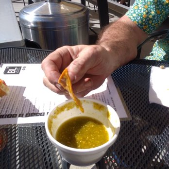 Brew Lab 101 - Tomato salsa and chips from a food vendor. - Breweries Near Me - Rio Rancho, New Mexico