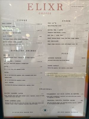 Menu photo 8 Elixr Coffee Nashville, TN Menu photo 8 Elixr Coffee Nashville, TN