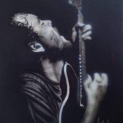 Toombs Art - Musician painting