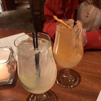 Seasons 52 - These were the two mock tails on the menu! Cucumber Basil Smash and a grapefruit sour drink that I cannot remember the name of! - New American Near Me - Burlington, Massachusetts