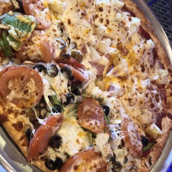 Extreme Pizza - Soma District - Half Hawaiian * Half "The Yard" - Pizza Near Me - San Francisco, California Extreme Pizza - Soma District - Half Hawaiian * Half "The Yard" - Pizza Near Me - San Francisco, California