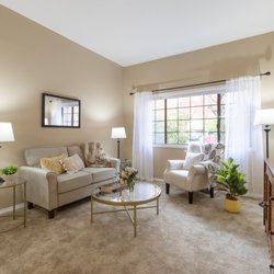 West Hills Village Senior Residence - One Bedroom Apartment Living Room