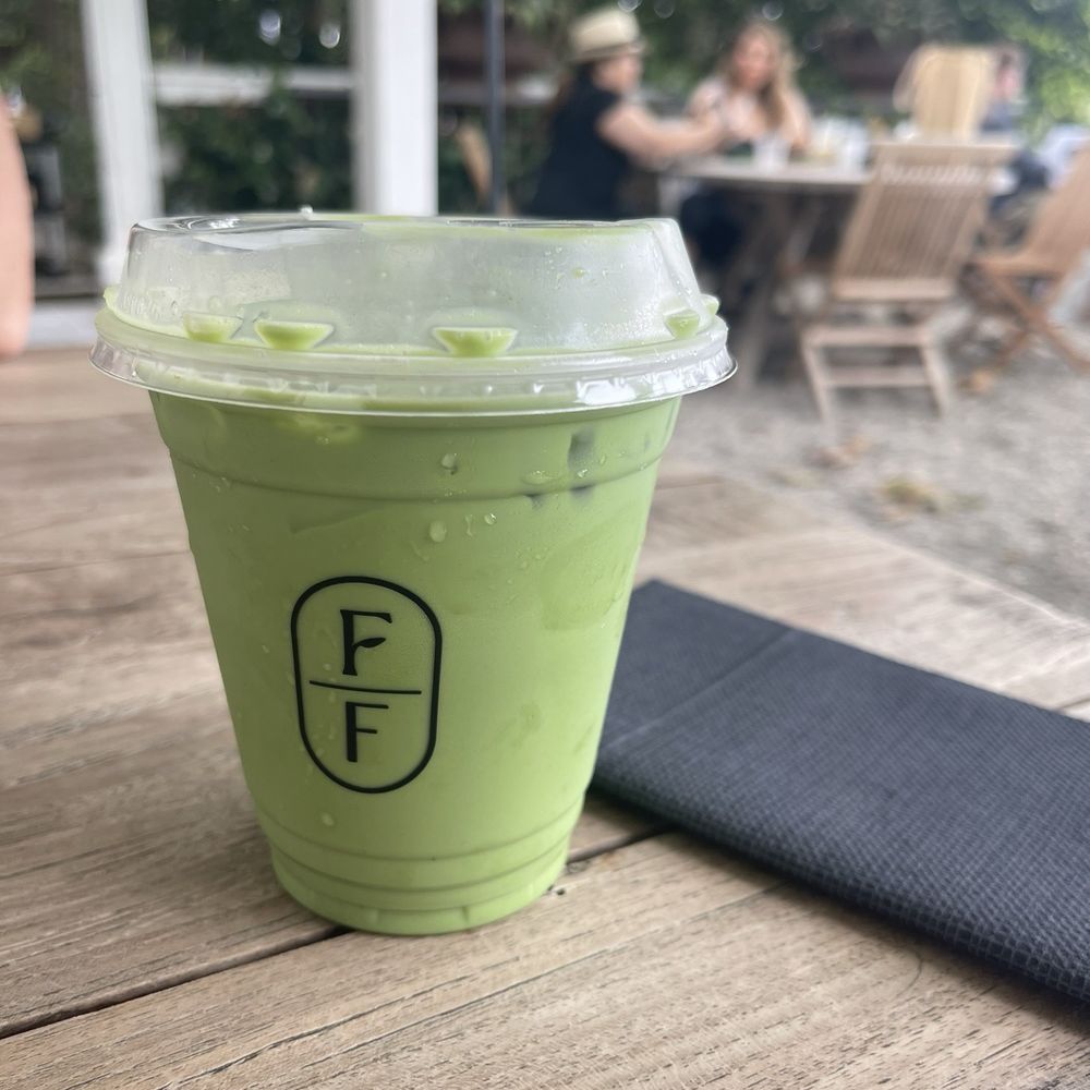 Feast: The Cafe at Field + Fort - Matcha with Oatmilk - Cafes Near Me - Summerland, California Feast: The Cafe at Field + Fort - Matcha with Oatmilk - Cafes Near Me - Summerland, California
