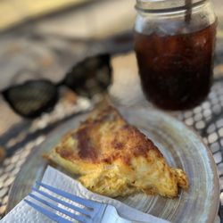 Hillcrest Coffee - Bacon Leek Quiche and Cold Brew