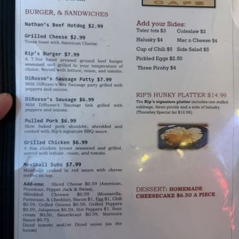 Rip's Cafe - Cafes Near Me - Struthers, Ohio