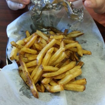 The Burger Joint - Make sure you put some fry seasoning on them! Available at the condiment station along with old bay, S&P, Malt Vineigar, ect. - Hot Dogs Near Me - Milford, Michigan The Burger Joint - Make sure you put some fry seasoning on them! Available at the condiment station along with old bay, S&P, Malt Vineigar, ect. - Hot Dogs Near Me - Milford, Michigan