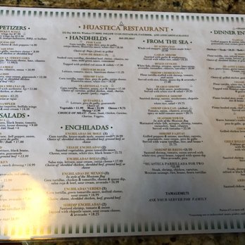 Huasteca Mexican Restaurant - Menu - Mexican Near Me - Windsor, Connecticut
