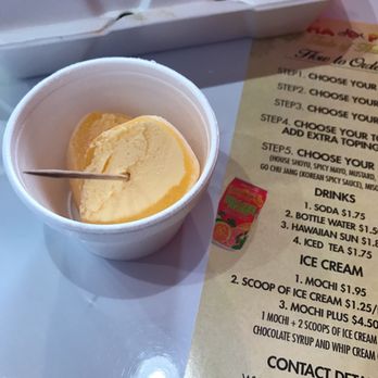 Aloha Poke - Michu ice-cream (: yummmm. Mango. - Poke Near Me - Chino, California