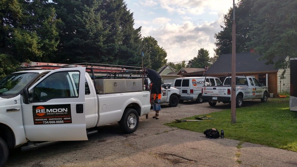 Slide of R E Moon Services