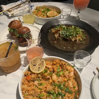 Zu Izakaya - ASU - Fried Rice, Shrimp Sliders, Smoked Seafood Mandu, - Sushi Bars Near Me - Tempe, Arizona